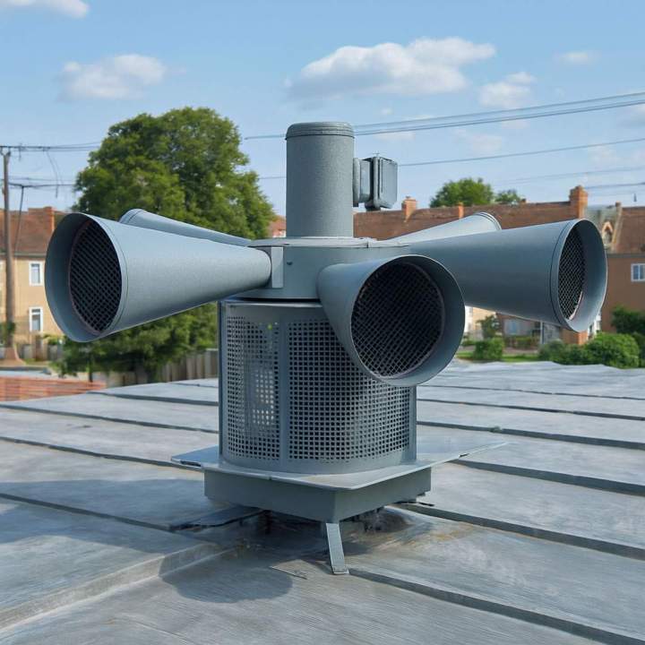 Installations sirène d'alerte, Persan
